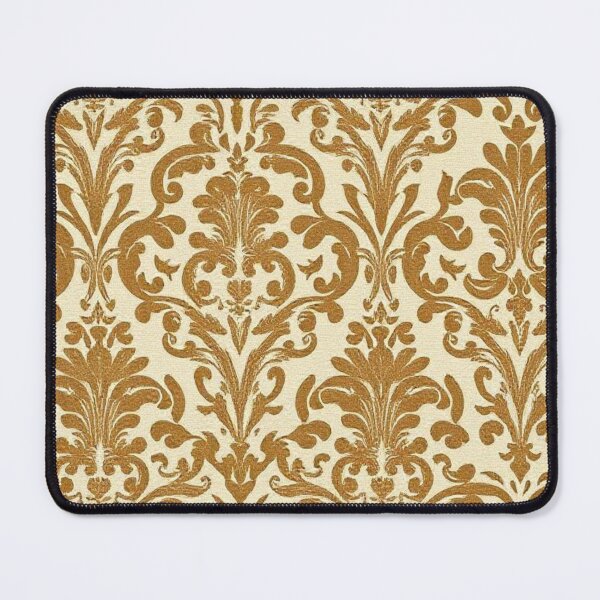 Item preview, Cream & Antique Gold Damask designed and sold by DesignsByPrnces.