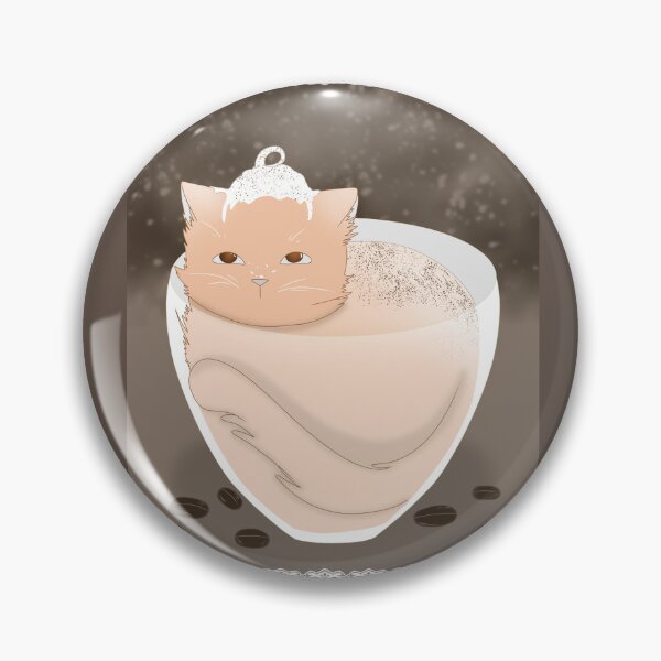 Item preview, Cappuccino cat - Cattuccino (background) designed and sold by LeCoffeeCat.