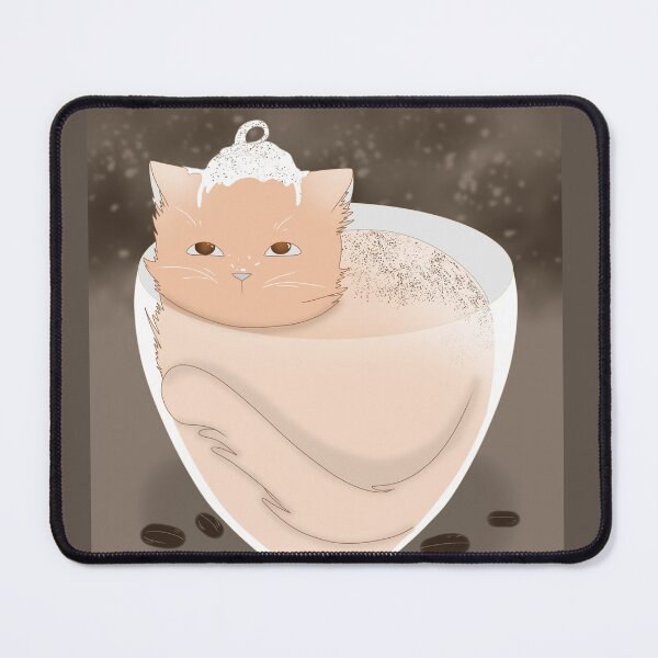 Item preview, Cappuccino cat - Cattuccino (background) designed and sold by LeCoffeeCat.