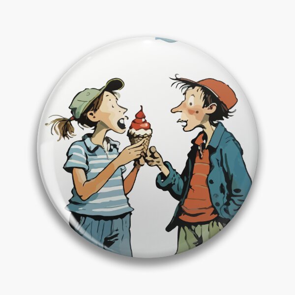 Item preview, Teenage boys and girls fighting over ice cream designed and sold by Whose-sweat.