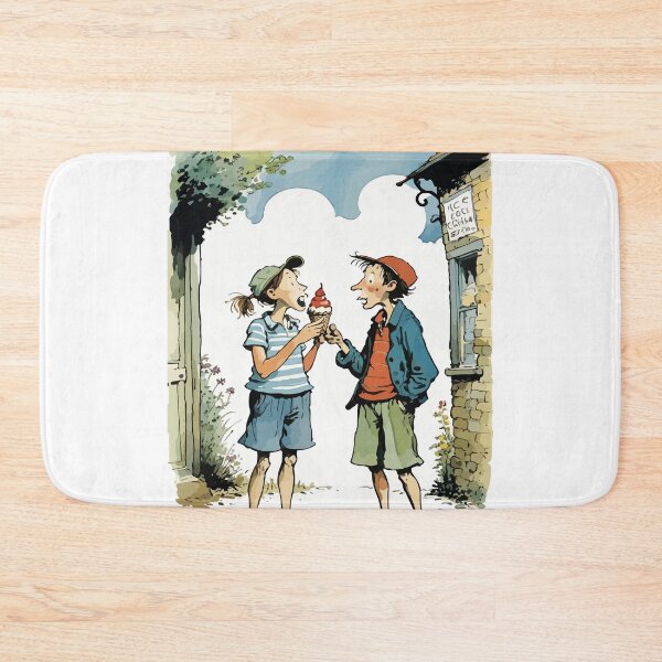 Item preview, Teenage boys and girls fighting over ice cream designed and sold by Whose-sweat.