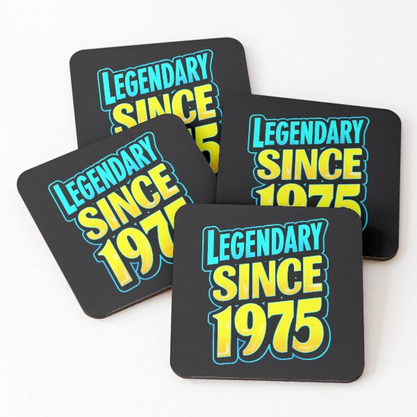 Item preview, Legendary Since 1975 Cool Birthday Quote designed and sold by TheArtOfPat.
