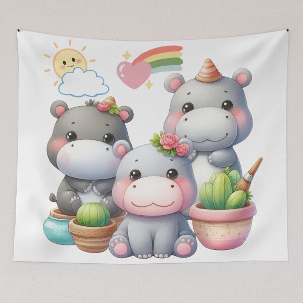 Item preview, Mischief Hippo designed and sold by AuEShop.