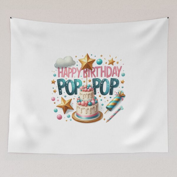 Item preview, Happy Birthday Pop Pop designed and sold by maximinano100k.