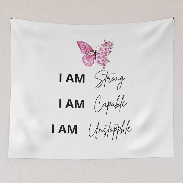 Item preview, Strong woman, I'm Strong, I'm Capable, I'm Unstoppble designed and sold by Lunarmenta.