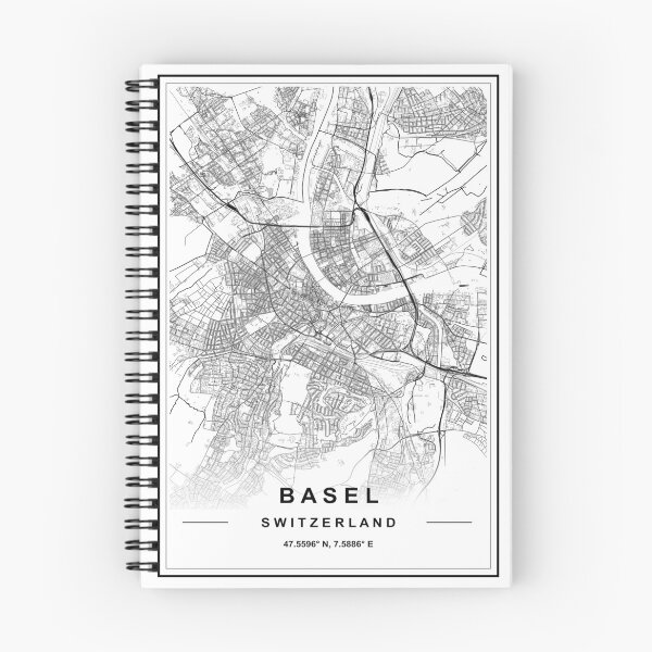 Item preview, Basel City Map designed and sold by SHAMPAIN-ART-CO.