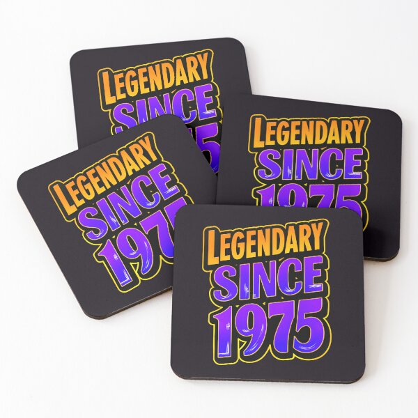 Item preview, Legendary Since 1975 Cool Birthday Quote designed and sold by TheArtOfPat.