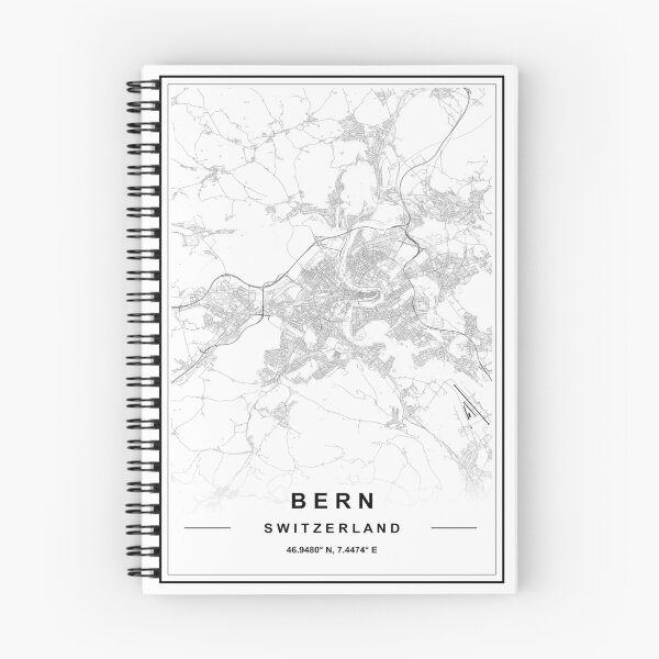 Artikelvorschau, Bern Stadtplan entworfen und verkauft von SHAMPAIN-ART-CO.