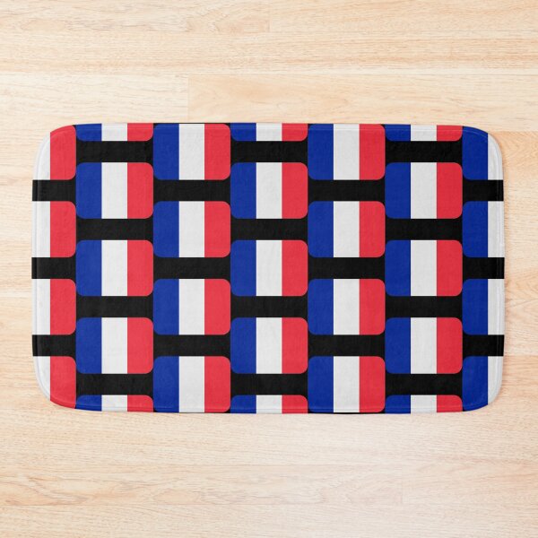 Item preview, French Country Flag - Rectangular Shaped Flag of France with Rounded Corners designed and sold by Kubala.