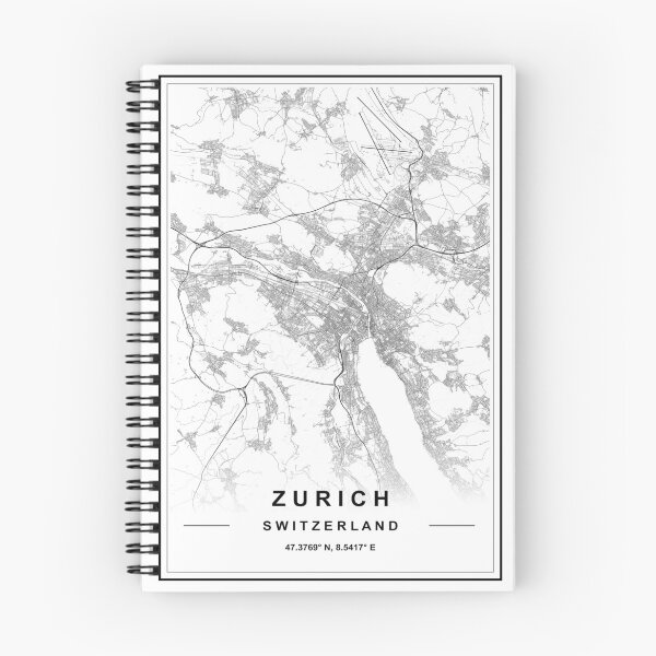 Artikelvorschau, Zürich Stadtplan entworfen und verkauft von SHAMPAIN-ART-CO.