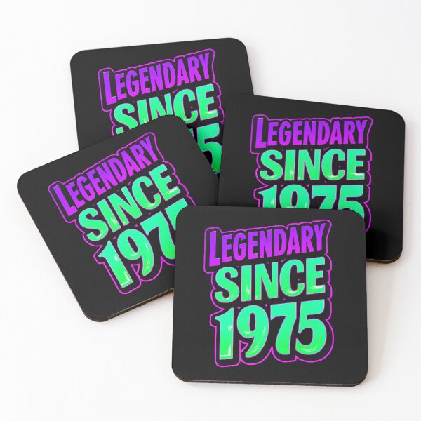 Item preview, Legendary Since 1975 Cool Birthday Quote designed and sold by TheArtOfPat.