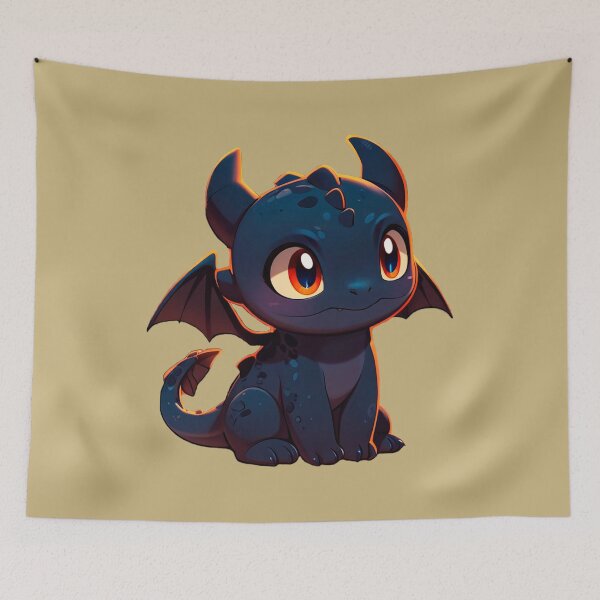 Item preview, cute Night Fury designed and sold by VugArtShop.