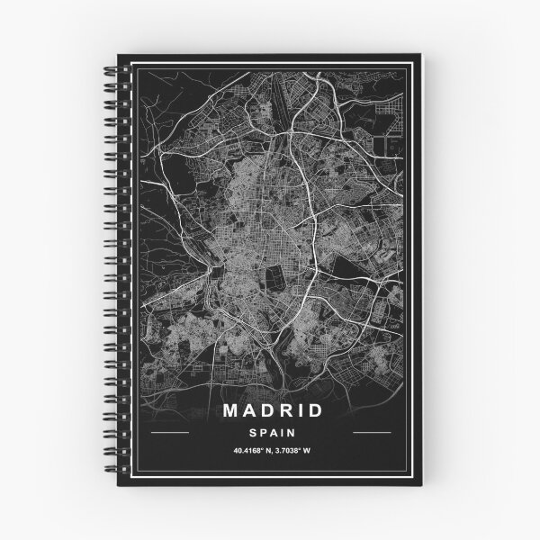 Item preview, Madrid City Map designed and sold by SHAMPAIN-ART-CO.