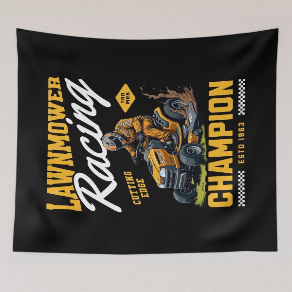 Item preview, Lawnmower Racing - Champion - Lawn Mower Racing designed and sold by RaceDayRags.