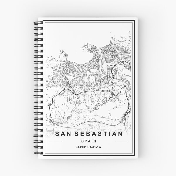 Item preview, San Sebastian Map designed and sold by SHAMPAIN-ART-CO.