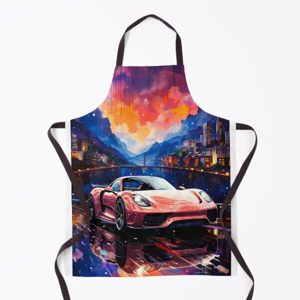 Item preview, Hypercar Reflections of Speed In Colorful Twilight designed and sold by RevUpDesign.