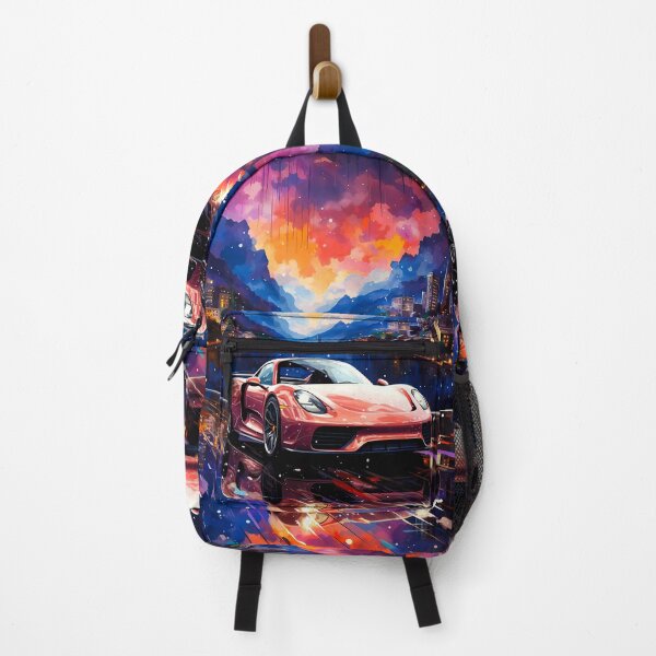 Item preview, Hypercar Reflections of Speed In Colorful Twilight designed and sold by RevUpDesign.