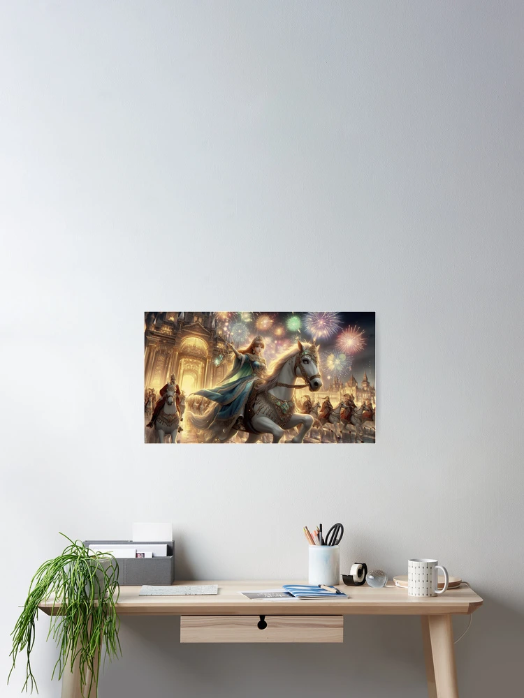 Thumbnail 2 of 3, Poster, Legendary Horseback Ride: Princess Unity designed and sold by choder61.