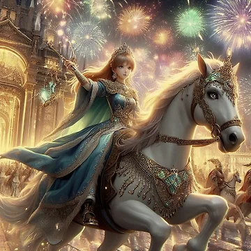 Artwork thumbnail, Legendary Horseback Ride: Princess Unity by choder61