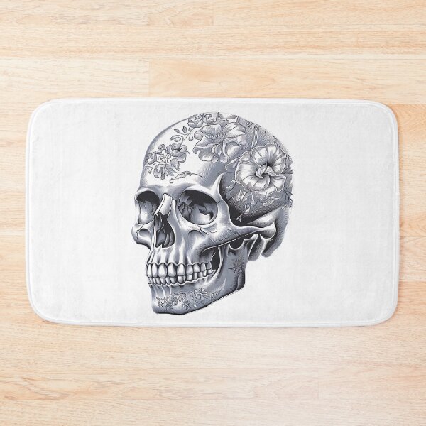 Item preview, Floral Skull designed and sold by CookiesMerch.