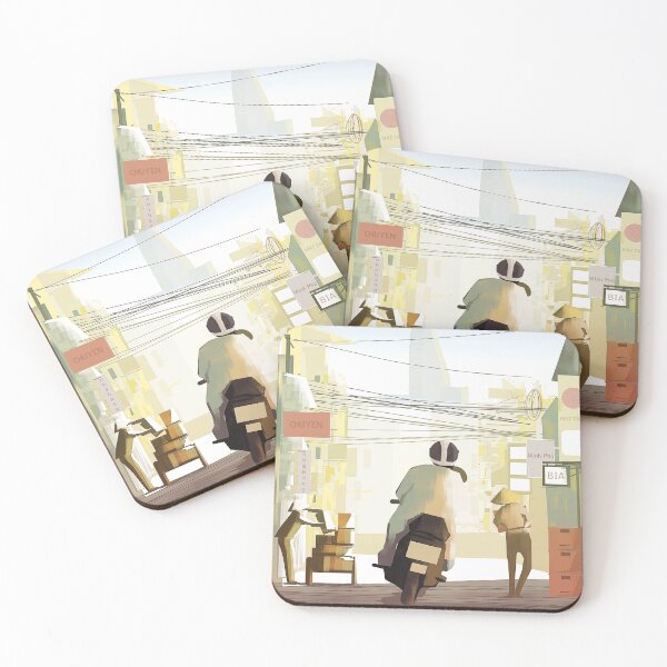 Item preview, Ho chi minh vietnam travel poster designed and sold by Arctic frame studio.