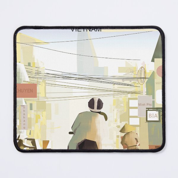 Item preview, Ho chi minh vietnam travel poster designed and sold by Arctic frame studio.