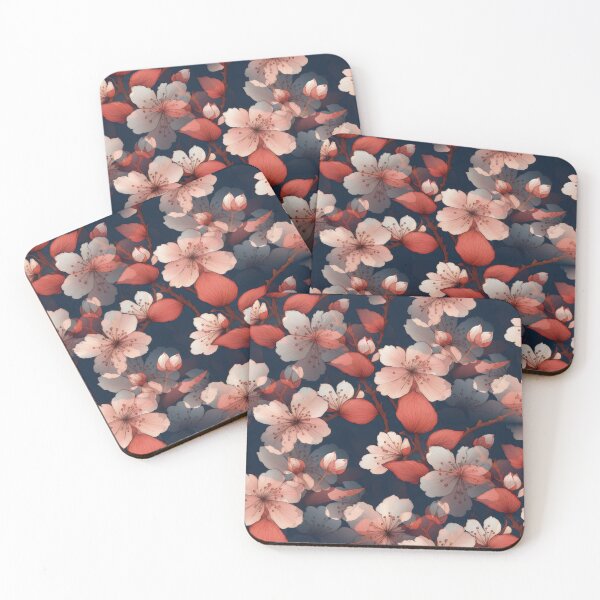 Item preview, Pink and red Japanese Kimono Pattern, Floral Kimono Design designed and sold by patterncrow.