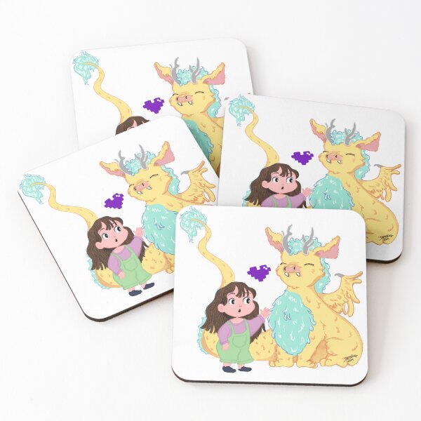 Item preview, The girl and the dragon designed and sold by faltaideas-shop.
