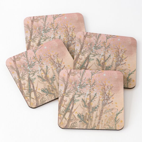 Item preview, Evergreen Branches in Umber designed and sold by CarolNArt.