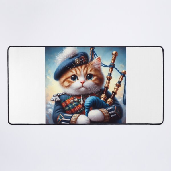 Item preview, Scottish Cat with Bagpipes designed and sold by Azrora.
