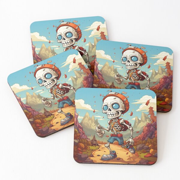 Item preview, CRAZY MONSTERS CARTOON OF A SKELETON  designed and sold by infinitearte.