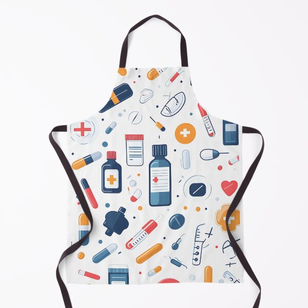 Item preview, Medical Essentials Pattern iPhone Case designed and sold by We-Ai-Art.