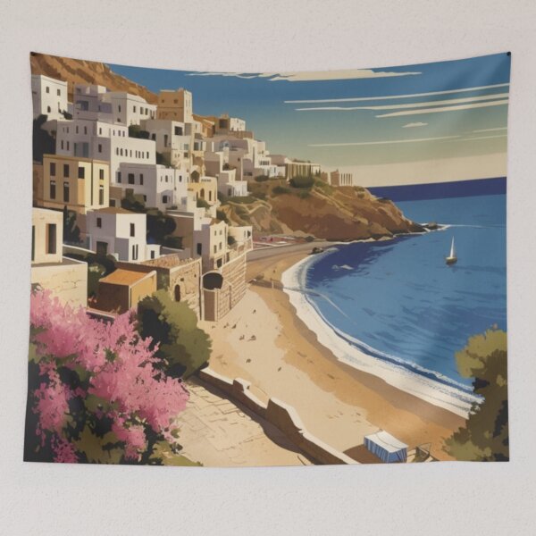 Item preview, 062 Vintage Crete, Greece Poster Design designed and sold by Alexis Art Collection.