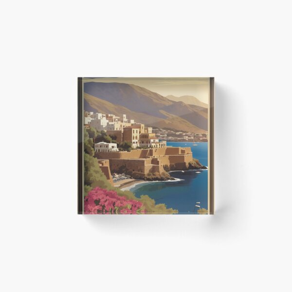 Item preview, 063 Vintage Crete, Greece Poster Design designed and sold by Alexis Art Collection.