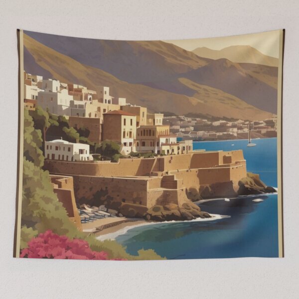Item preview, 063 Vintage Crete, Greece Poster Design designed and sold by Alexis Art Collection.