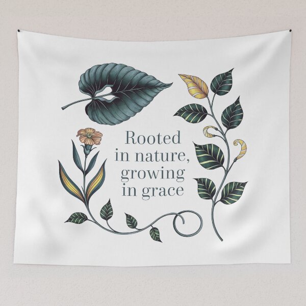 Item preview, Rooted In Nature And Growing In Grace designed and sold by ThreeftlyPicks.