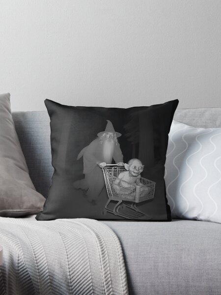Vista previa del artículo con la obra «El mago gris empuja», diseñado y vendido por GalloShelby.