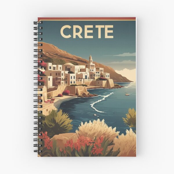 Item preview, 065 Vintage Crete, Greece Poster Design designed and sold by Alexis Art Collection.