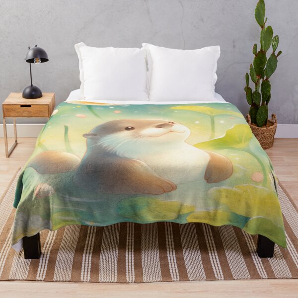 Item preview, Otter Lily Pad Paradise designed and sold by AshiraCreations.