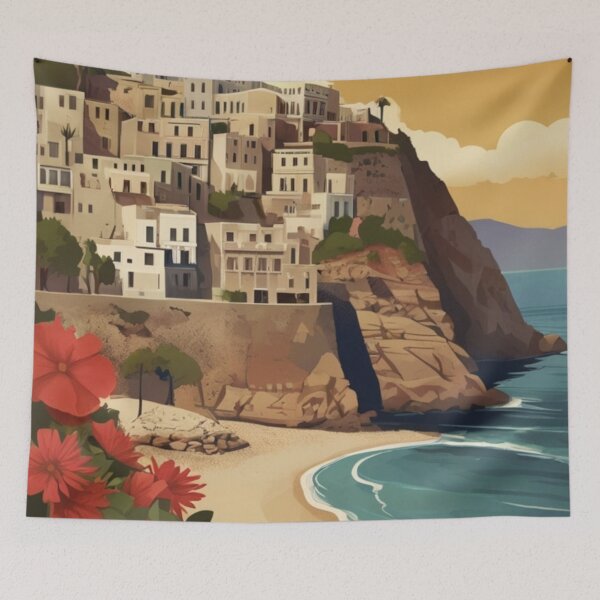 Item preview, 066 Vintage Crete, Greece Poster Design designed and sold by Alexis Art Collection.