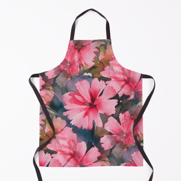 Item preview, Pink carnation pattern, handpainted floral designed and sold by patterncrow.