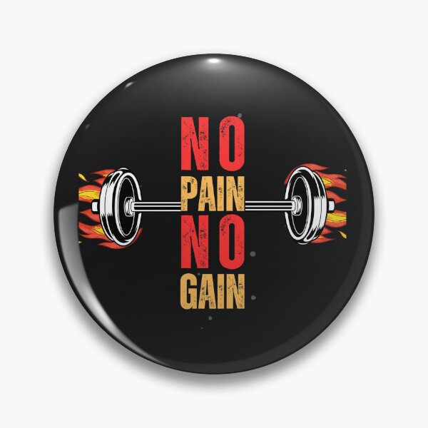Item preview, NO Pain NO Gain  designed and sold by LevelUpMerchs.