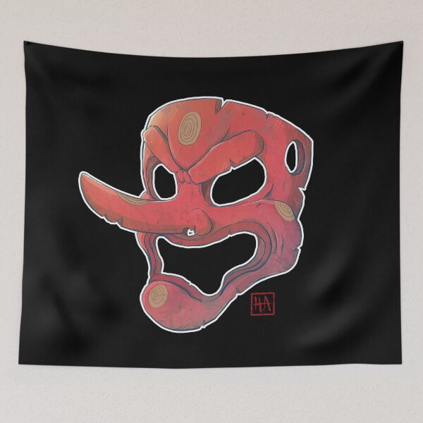 Item preview, Tengu mask from Japan designed and sold by Hoste-A.