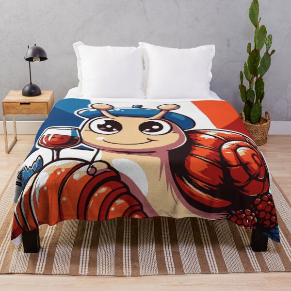 Item preview, Slime in a French Hat: Croissant & Wine Design with French Flag designed and sold by Kubala.