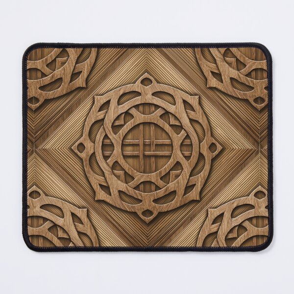 Item preview, Celtic knot wood pattern for something a little different gift idea 04 designed and sold by GeoffBeattie.