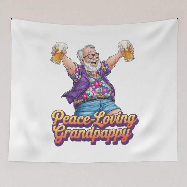 Item preview, Hippie grandpa designed and sold by JansenGS.
