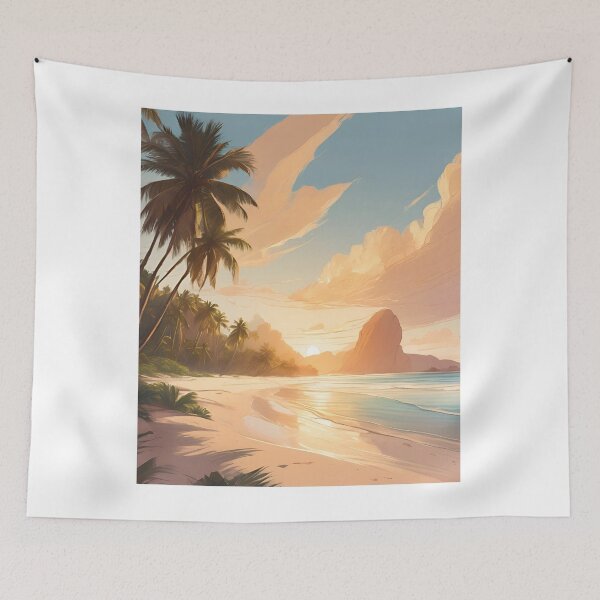 Item preview, Sunrise in La Digue  Beautiful View designed and sold by xiaidex.