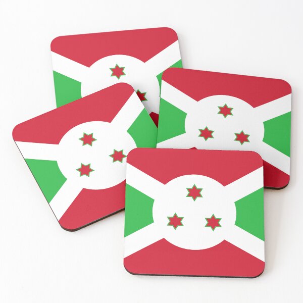 Item preview, Burundi Flag Print: Unity, Peace, and Tradition designed and sold by communedesigns.