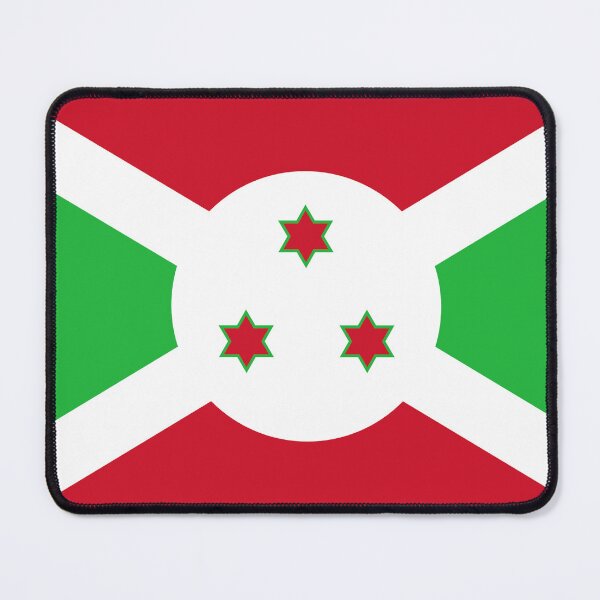 Item preview, Burundi Flag Print: Unity, Peace, and Tradition designed and sold by communedesigns.