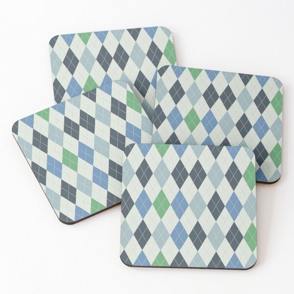 Item preview,  Blue Green Argyle Golf Sweater Pattern designed and sold by Tamas Das.